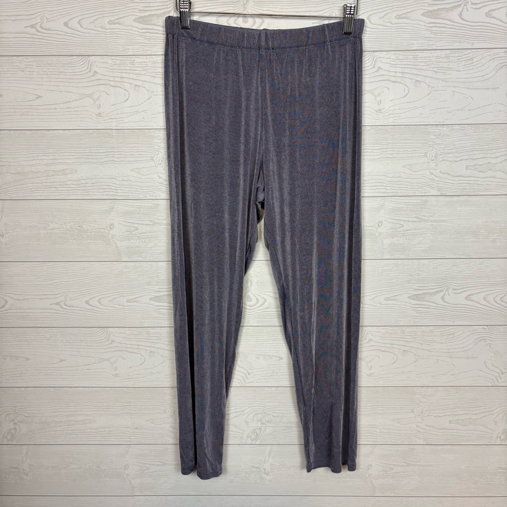 FLAX Purple/Silver Pants Size Small